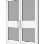 25T Door - Pair - Midrail - Closed - Exterior 25T Door - Pair - Midrail - Closed - Exterior