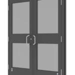 35D - Pair - Midrail - Exterior Closed