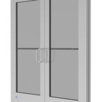 35T Door - Pair - No Midrail - Exterior Closed 35T Door - Pair - No Midrail - Exterior Closed