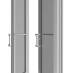 35T Door - Pair - No Midrail - Exterior Wide 35T Door - Pair - No Midrail - Exterior Wide