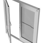 35T Door - Pair - No Midrail - Perspective Exterior Wide 35T Door - Pair - No Midrail - Perspective Exterior Wide